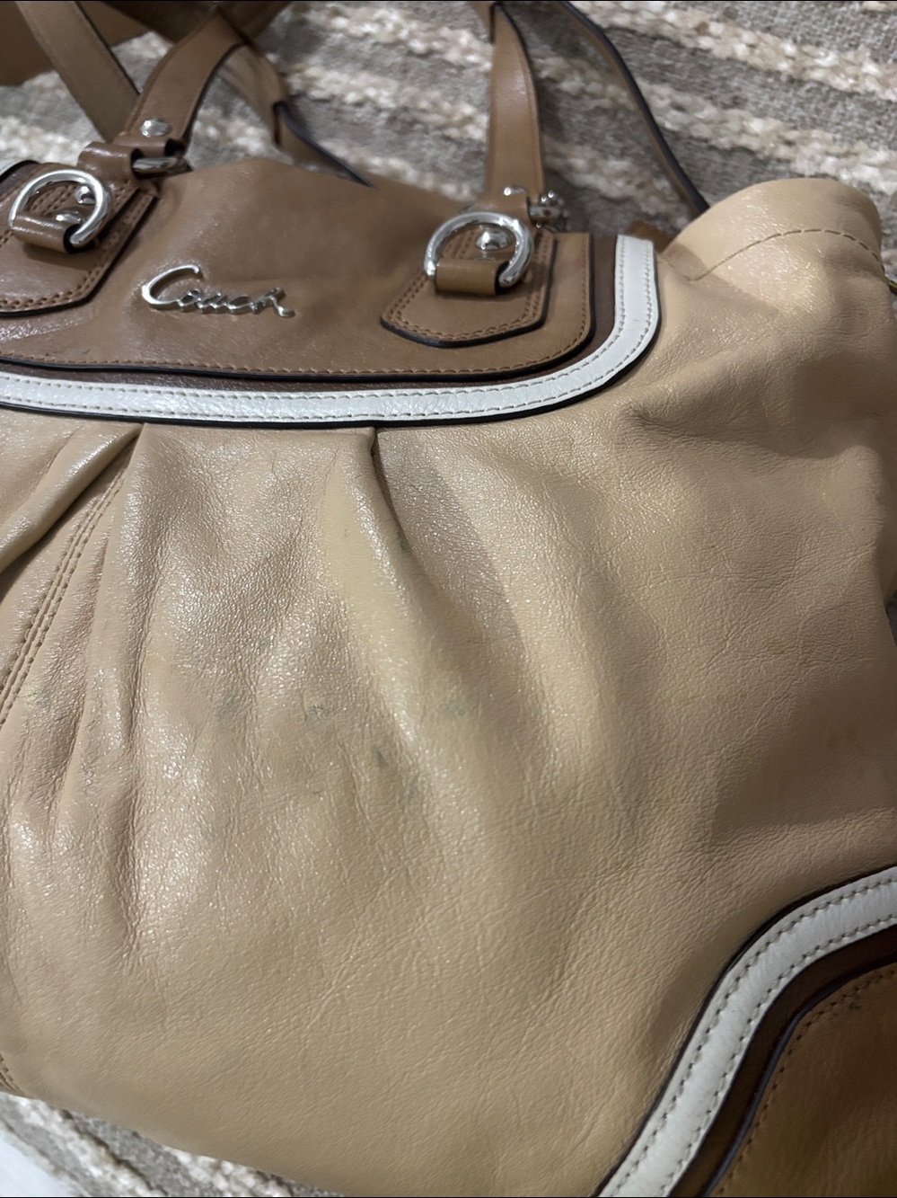 Coach Ashley Spectator Leather Shoulder Bag - Picture 10 of 16